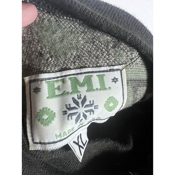 VINTAGE Aztec Fleece Size XL Aspen Embroidered 1/4 Zip Outdoor Hiking - Picture 7 of 8